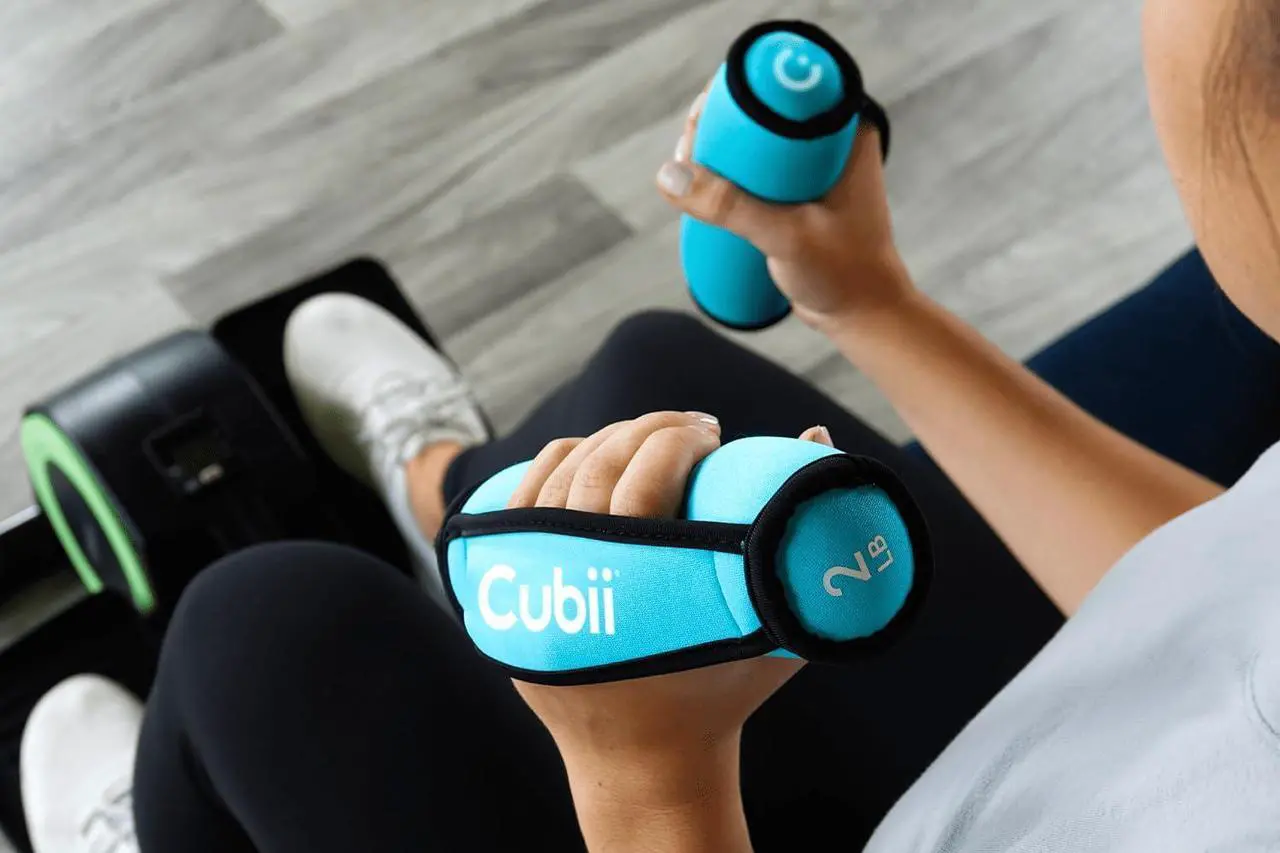 Alt view image 2 of 5 - Cubii Comfii - Set of Two 2lb Soft Dumbbell Set Hand Weights Set for Womern, Men and Seniors