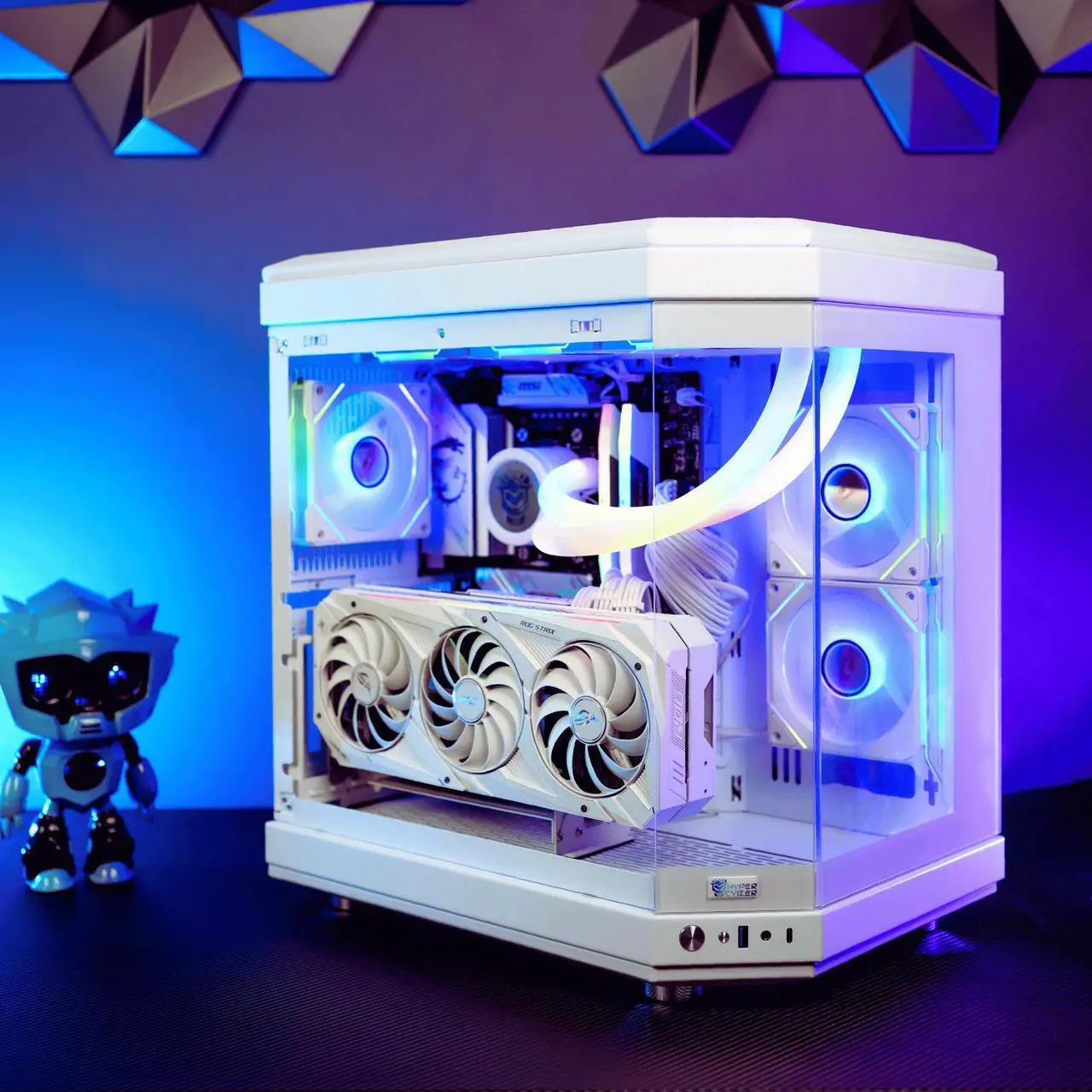 Alt view image 5 of 6 - HYPER CYBER Ultra X Gaming PC Desktop Computer Intel Core i7-14700K, NVIDIA GeForce RTX 3090, 32GB DDR5, 2TB SSD, Windows 11 Home, VR Ready, RGB Lighting, WiFi, Ready to Use
