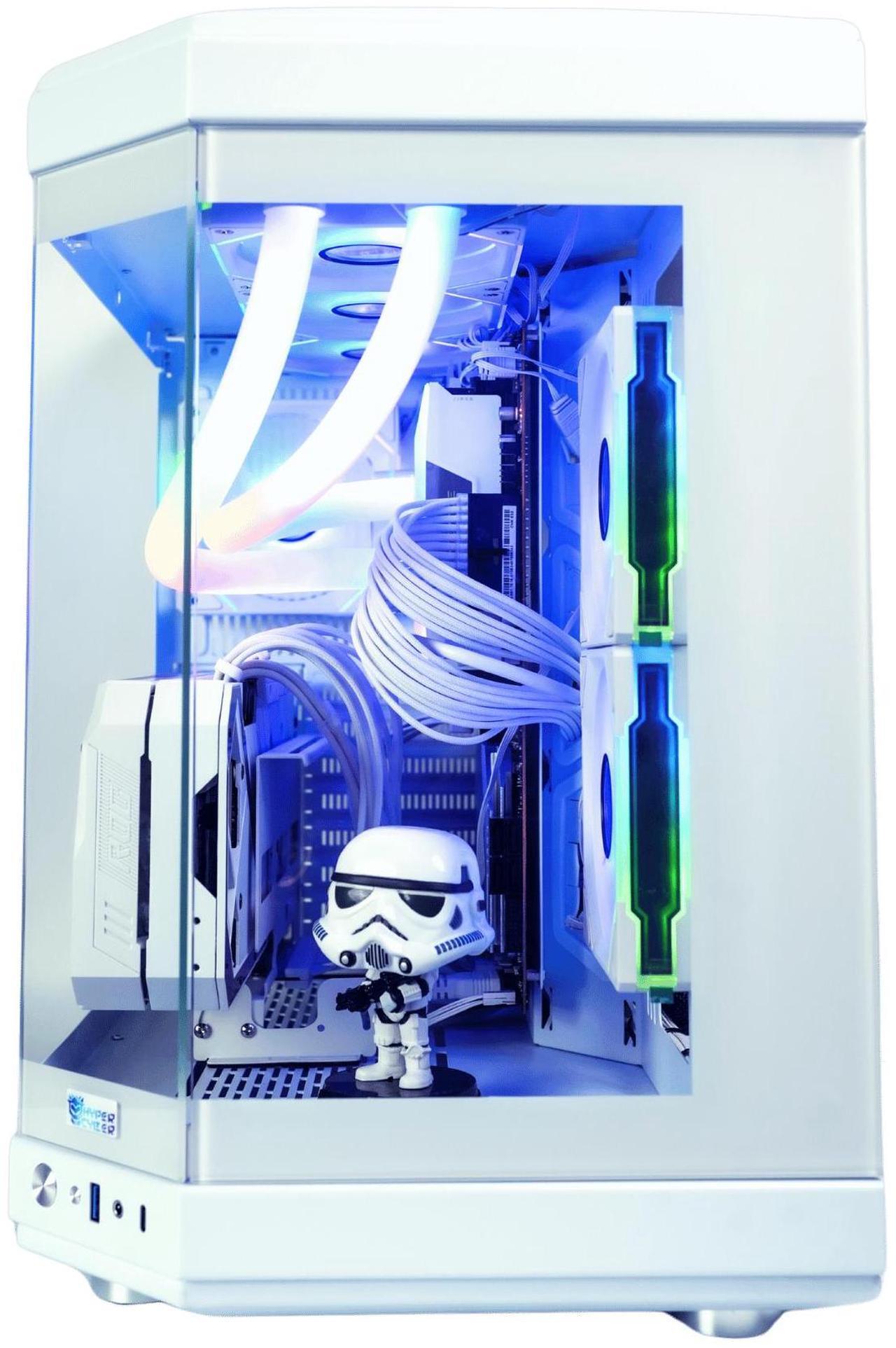 Alt view image 3 of 6 - HYPER CYBER Ultra X Gaming PC Desktop Computer AMD Ryzen 7 7800X3D, NVIDIA GeForce RTX 5080, 32GB DDR5, 2TB SSD, Windows 11 Home, VR Ready, RGB Lighting, WiFi, Ready to Use
