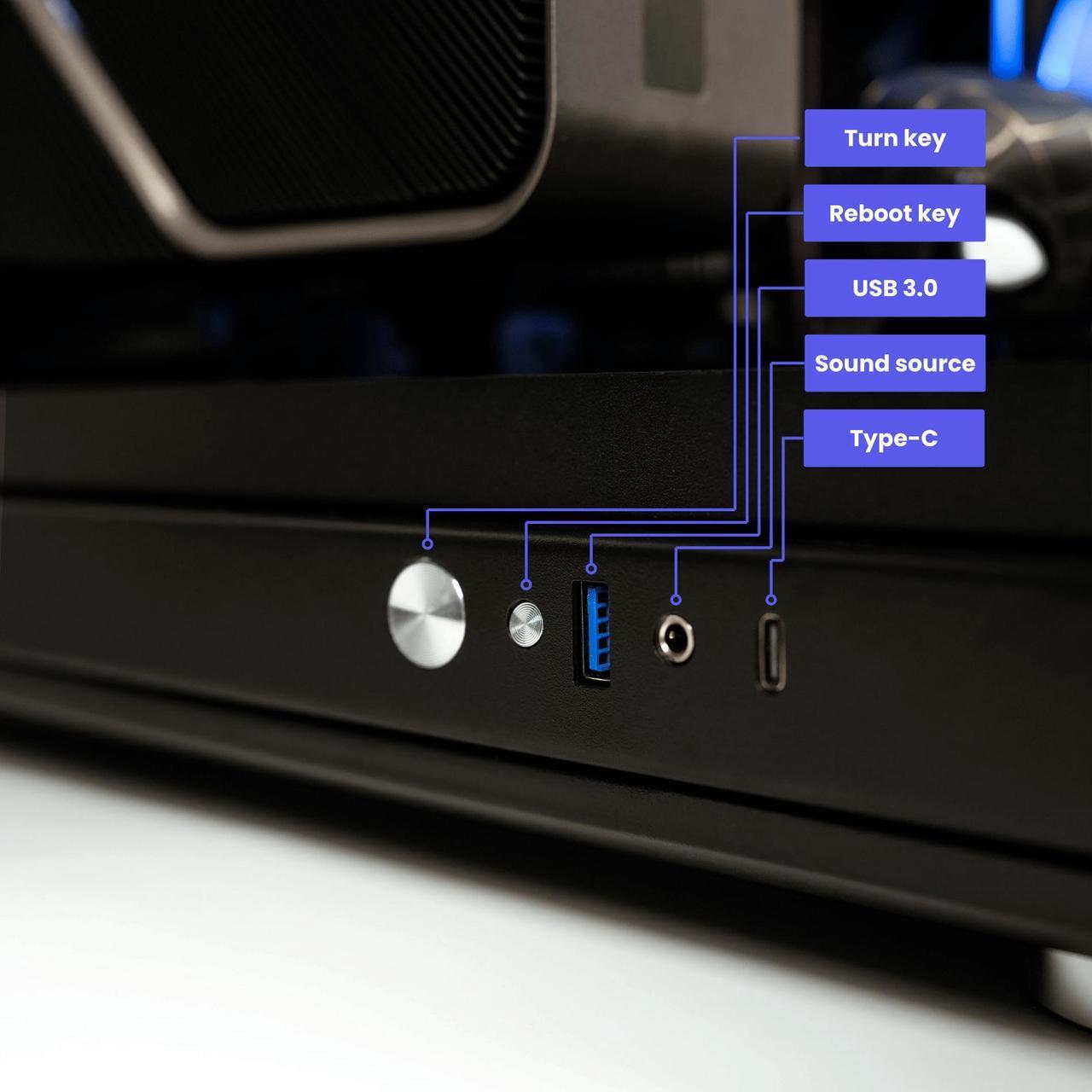 Alt view image 6 of 6 - HYPER CYBER Ultra Y Gaming PC Desktop Computer AMD Ryzen 7 7800X3D, Nvidia GeForce RTX 5090, 64GB DDR5, 4TB SSD, Windows 11 Home, VR Ready, RGB Lighting, WiFi, Ready to Use