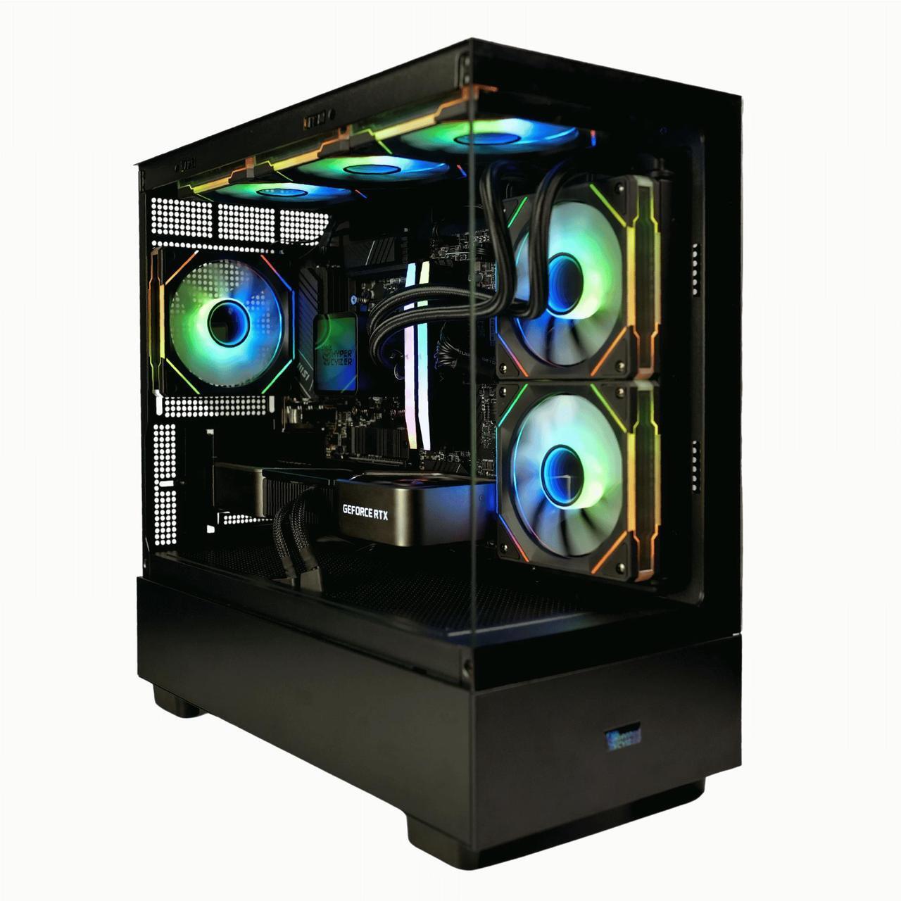 Main image of Hyper Cyber Y-5 Business Desktop Workstation - Intel Core i7 14700K Nvidia RTX A5000 24GB GDDR6 - 64GB DDR5 16x2 RGB 6400 - 2TB M.2 NVMe SSD - Windows 11 Pro