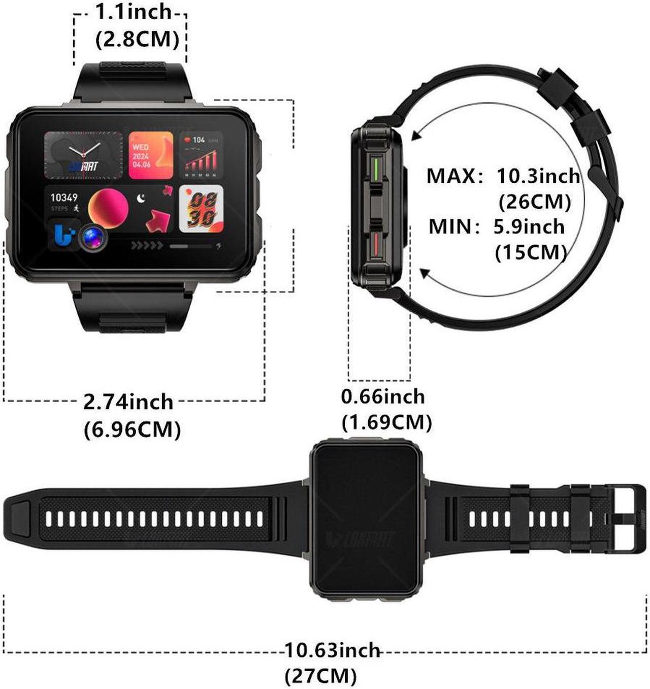 Alt view image 7 of 7 - LOKMAT APPLLP 5 MAX Smart Phone Watch Can Be Inserted With 4G/5G Phone Card, Full Network Access WiFi Internet Access, Junior And Senior High School Students Independent Call Multi-Function