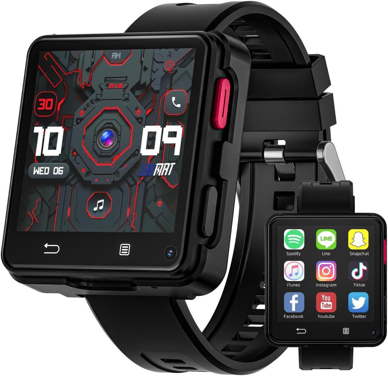Main image of LOKMAT APPLLP 2 MAX Smart Watch 2.64 Inch Screen, Sim Card Box, Detachable Mini Phone, Insertable Sim Card, Independent Call, WiFi Internet Access, Free Download Of Third-Party Applications