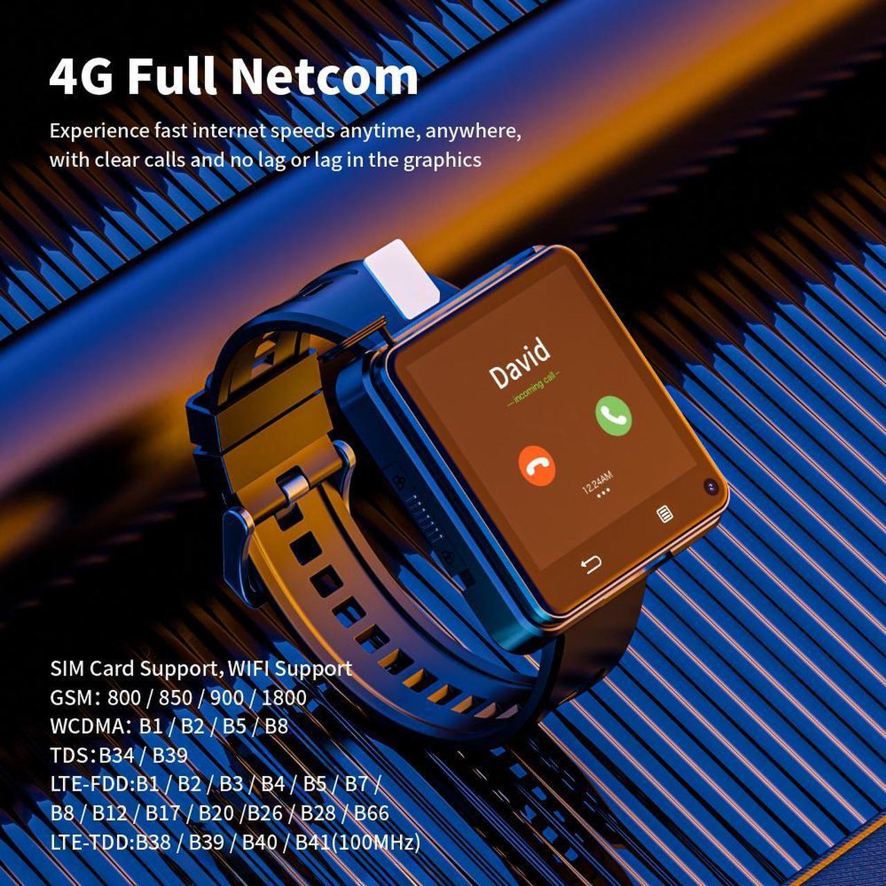 Alt view image 5 of 7 - LOKMAT APPLLP 2 MAX Smart Watch 2.64 Inch Screen, Sim Card Box, Detachable Mini Phone, Insertable Sim Card, Independent Call, WiFi Internet Access, Free Download Of Third-Party Applications