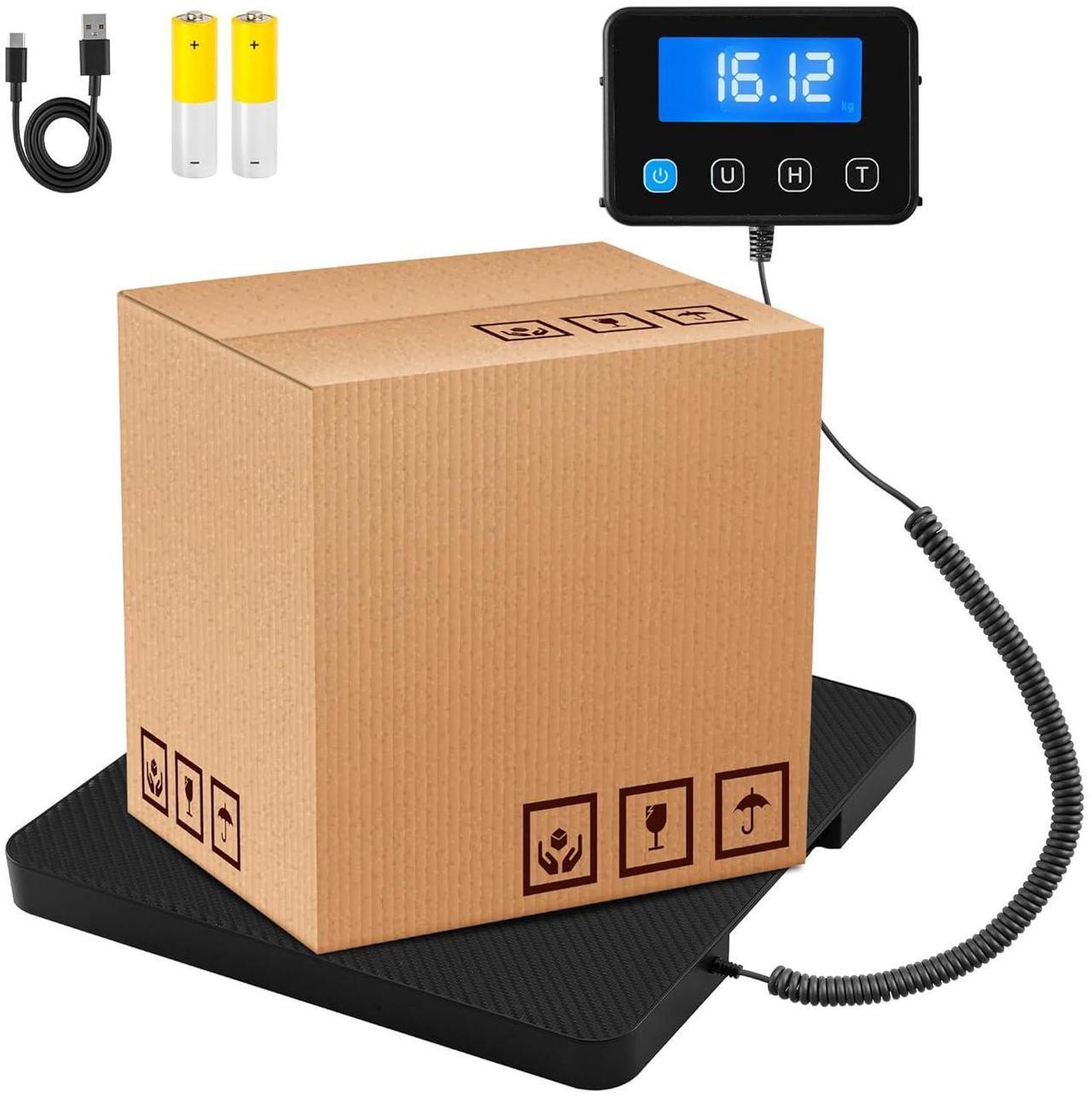 Main image of Smart Weigh Digital Shipping Postal Scale Commercial Weight Scale for Shipping Packages Small Business 440lbs Capacity Accurate Postage Scale for Packages Mailing Weight Scale USB Rechargeable