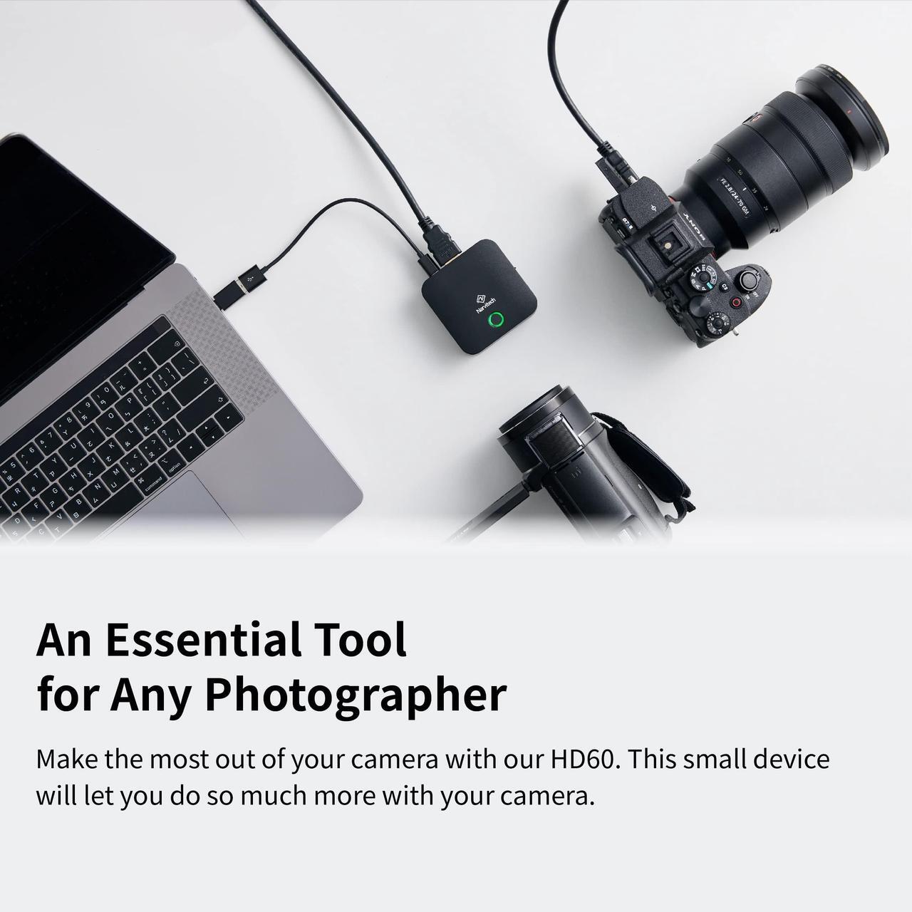 Alt view image 3 of 6 - Narvitech NS110, External Capture Card. HD60 Pro, Stream and Record in 1080P60 with ultra-low latency on PS5, PS4, Xbox Series X/S, in OBS and more, on PC and Mac. Supports PC-Free SD card recording.
