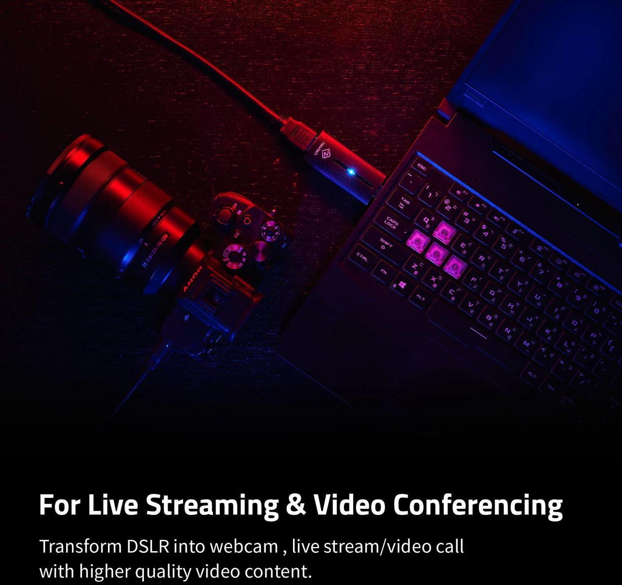 Alt view image 6 of 7 - Narvitech NS120, External Capture Card. 120 FPS Capture, Stream and Record in 4K30 or 1080P120 with ultra-low latency on PS5, PS4, Xbox Series X/S, Switch, in OBS and more, on PC and Mac.
