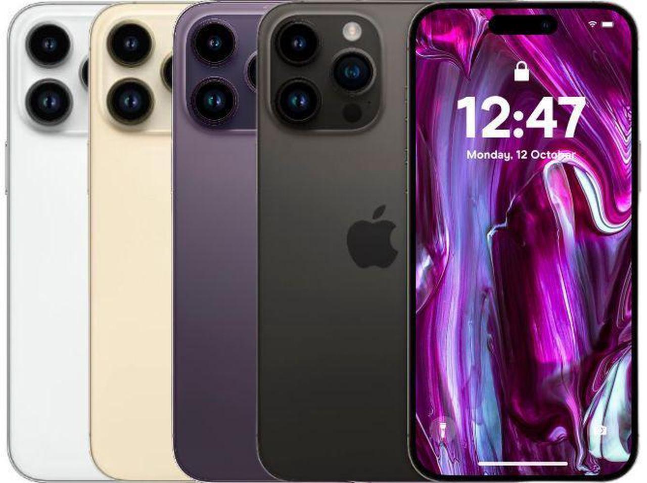 Alt view image 3 of 7 - Apple iPhone 14 Pro Max - 256GB - Space Black - Fully Unlocked - Grade A