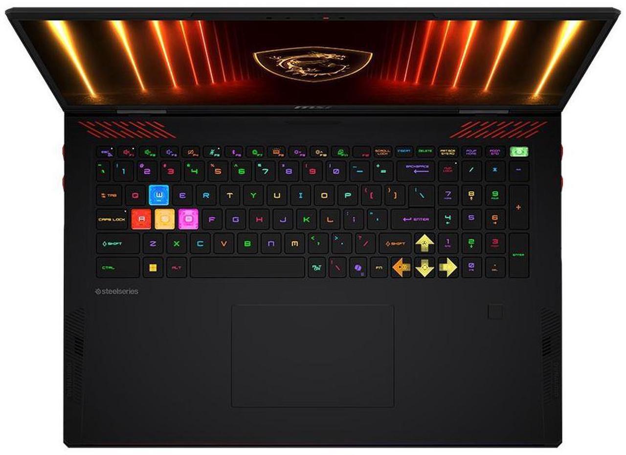 Alt view image 4 of 5 - MSI Raider 18 HX AI 18" QHD+ IPS 240Hz Display, Gaming Laptop - Core Black, Intel Core Ultra 9 285HX 2.1GHz Processor; NVIDIA GeForce RTX 5090 GPU 24GB GDDR7; 64GB DDR5-6400 RAM; 2TB NVMe M.2 SSD