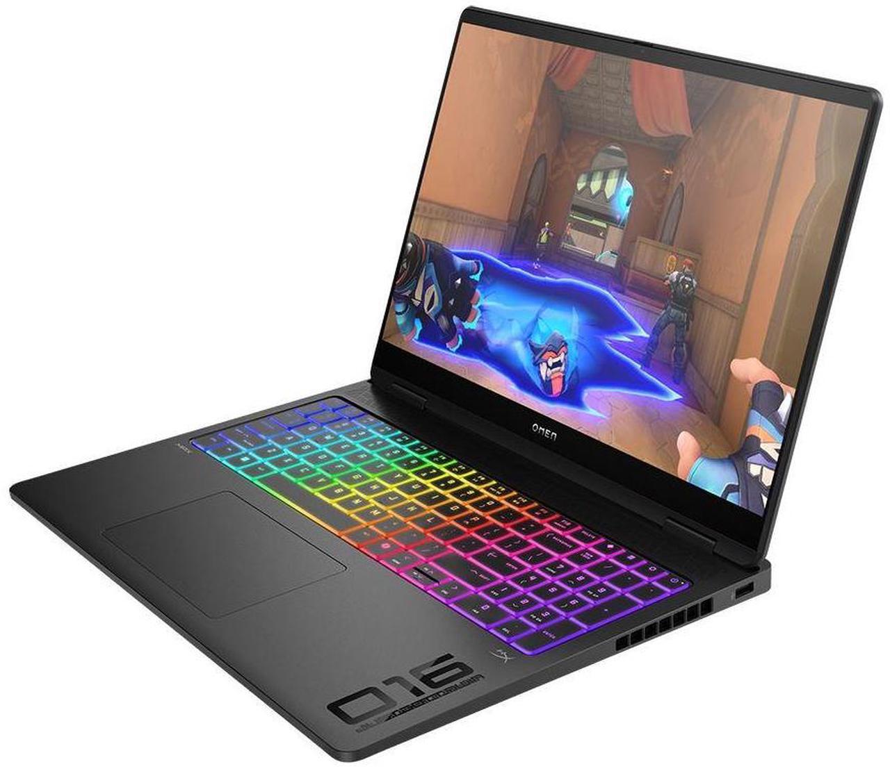 Alt view image 2 of 4 - HP OMEN MAX 16-ah0043dx OLED 16" WQXGA OLED Gaming Laptop - Shadow Black Metal, Intel Core Ultra 9 275HX 2.1GHz ; NVIDIA GeForce RTX 5080 16GB GDDR7; 32GB DDR5-5600 RAM; 2TB PCIe Gen4 NVMe M.2 SSD
