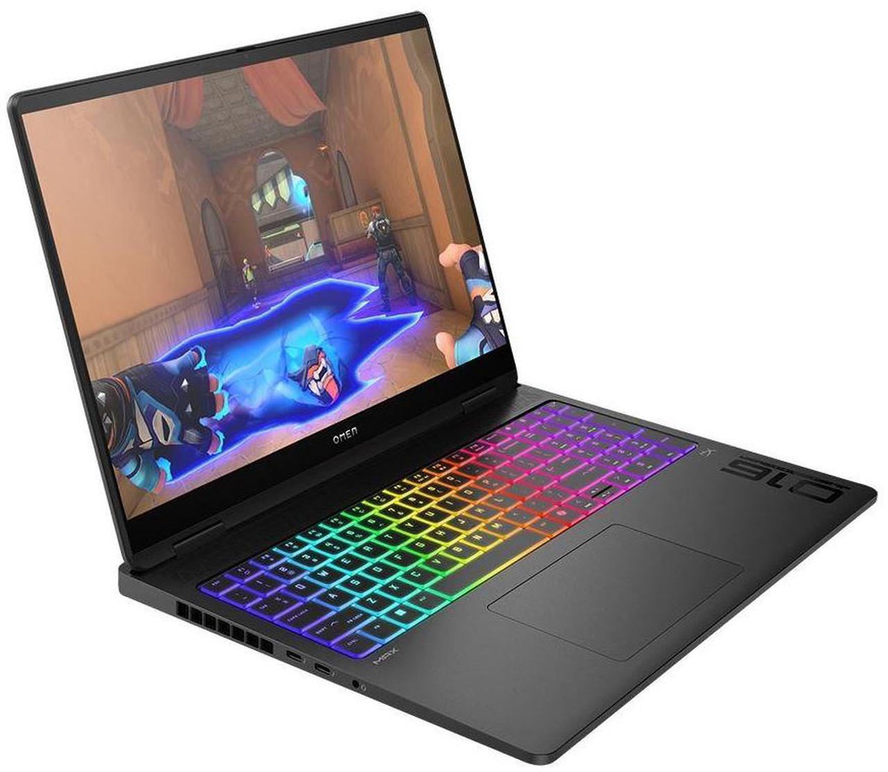 Alt view image 3 of 4 - HP OMEN MAX 16-ah0043dx OLED 16" WQXGA OLED Gaming Laptop - Shadow Black Metal, Intel Core Ultra 9 275HX 2.1GHz ; NVIDIA GeForce RTX 5080 16GB GDDR7; 32GB DDR5-5600 RAM; 2TB PCIe Gen4 NVMe M.2 SSD