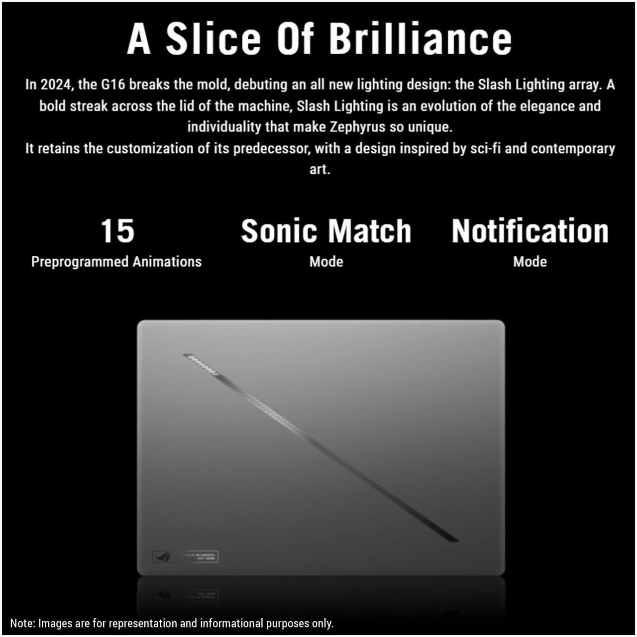 Alt view image 5 of 7 - ASUS ROG Zephyrus G16 Gaming Laptop, Intel Ultra 9-185H, 32 GB LPDDR5X RAM, 4 TB PCle SSD, 16" QHD (2560x1600) 240Hz Display, Nvidia G-Force RTX 4090, Backlit Keyboard, W11 Pro, Eclipse Gray