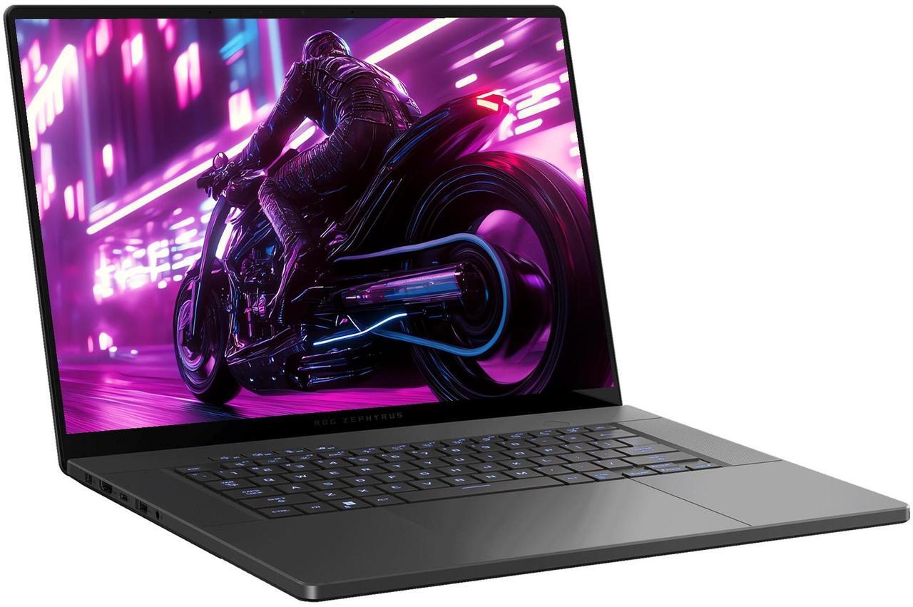 Alt view image 7 of 7 - ASUS ROG Zephyrus G16 Gaming Laptop, Intel Ultra 9-185H, 32 GB LPDDR5X RAM, 4 TB PCle SSD, 16" QHD (2560x1600) 240Hz Display, Nvidia G-Force RTX 4090, Backlit Keyboard, W11 Pro, Eclipse Gray