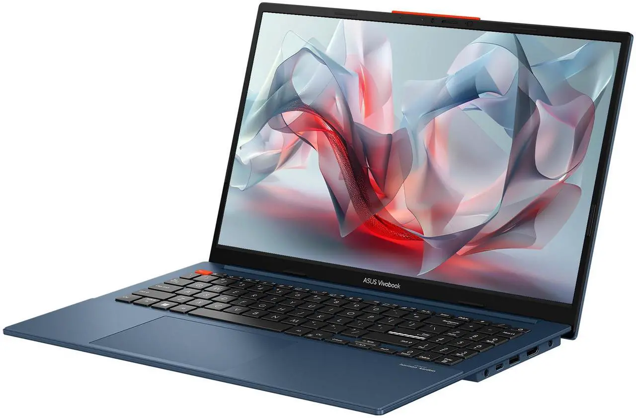 Alt view image 7 of 7 - ASUS Vivobook S Laptop, Intel Ultra 7-155H, 16 GB LPDDR5X RAM, 4 TB PCIe SSD, 15.6" 3K (2880x1620) OLED 120Hz Display, Intel Arc Graphics, RGB Backlit Keyboard, W11 Home, Mist Blue
