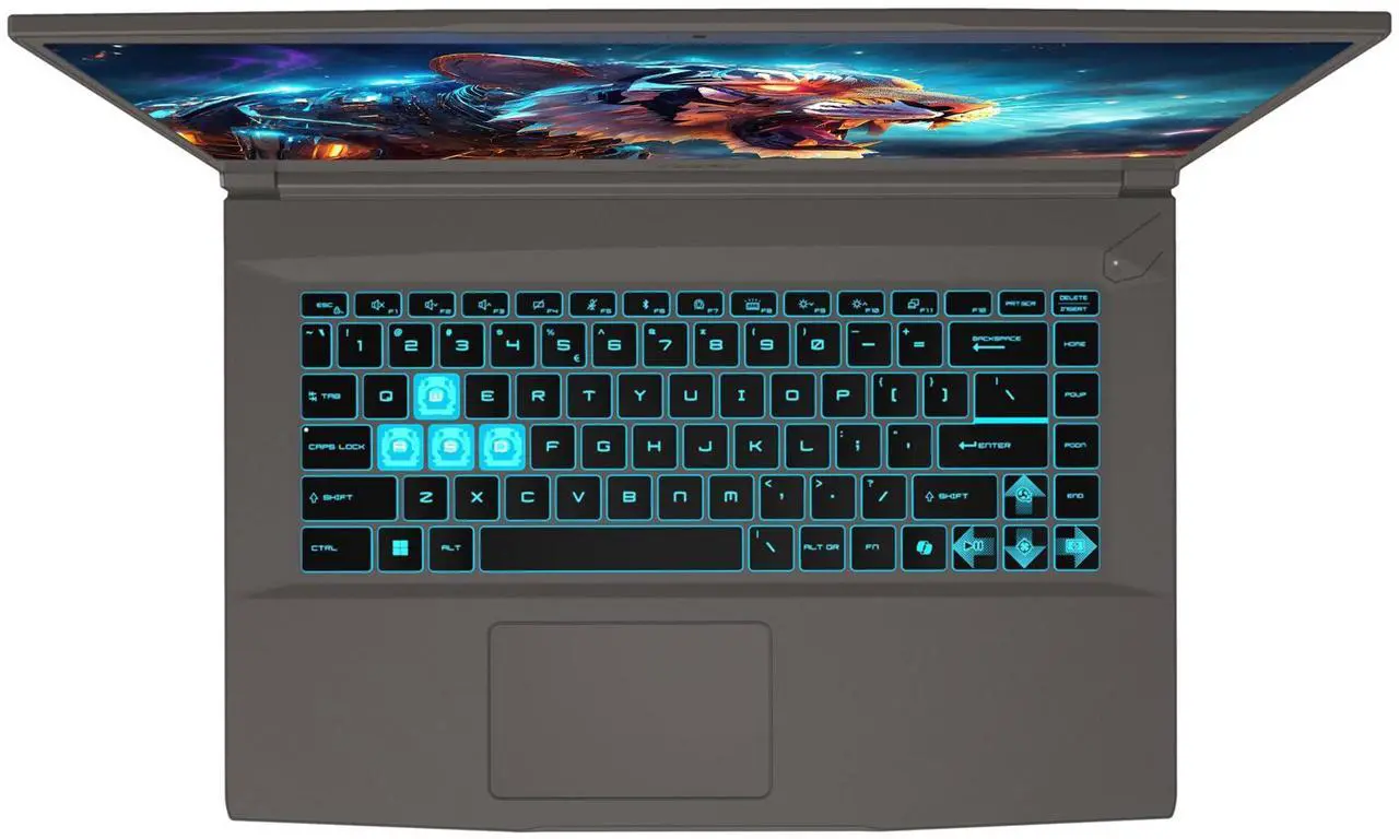 Alt view image 5 of 7 - MSI Thin A15 Gaming AI Laptop, AMD Ryzen 9 8945HS, 64 GB DDR5 RAM, 4 TB PCIe SSD, 15.6" FHD (1920x1080) 144 Hz IPS Display, Nvidia G-Force RTX 4060, Backlit Keyboard, W11 Home, Black