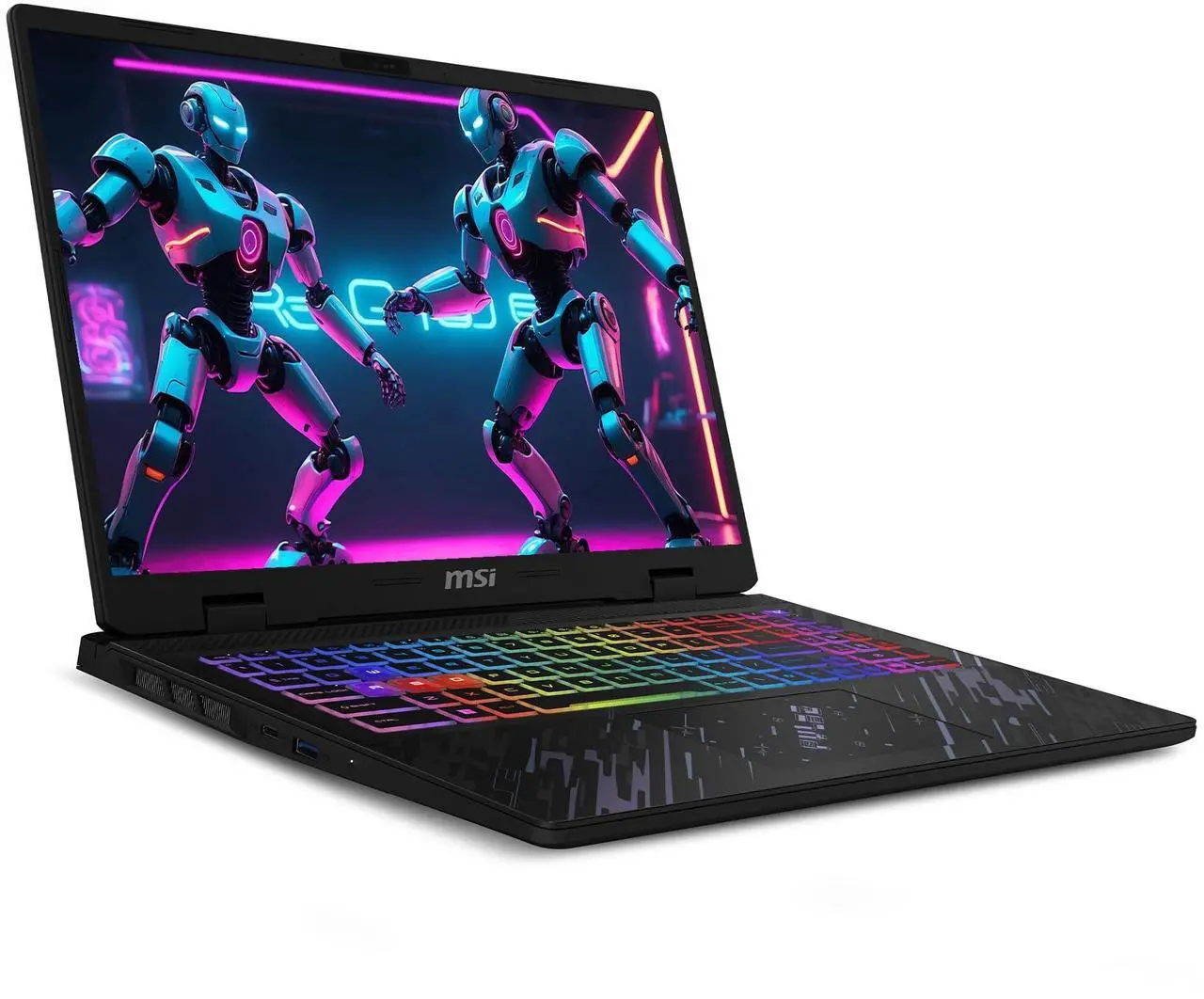 Alt view image 7 of 7 - MSI Pulse 16 AI Gaming Laptop, Intel Ultra 9-185H, 64 GB DDR5 RAM, 4 TB PCIe SSD, 16" QHD+ (2560x1600), Nvidia G-force RTX 4070, W11 Pro