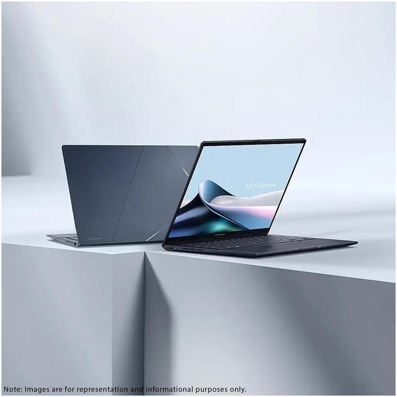 Alt view image 3 of 7 - ASUS Zenbook 14 Laptop, Intel Ultra 7-155H, 32 GB LPDDR5x RAM, 1 TB PCIe SSD, 14" OLED (2880x1800) 3K Touch Screen Display, Intel Arc Graphics, Backlit Keyboard, W11 Pro, Ponder Blue