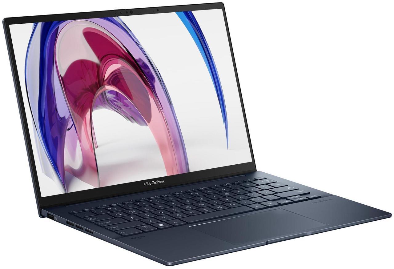 Alt view image 6 of 7 - ASUS Zenbook 14 Laptop, Intel Ultra 7-155H, 32 GB LPDDR5x RAM, 1 TB PCIe SSD, 14" OLED (2880x1800) 3K Touch Screen Display, Intel Arc Graphics, Backlit Keyboard, W11 Pro, Ponder Blue