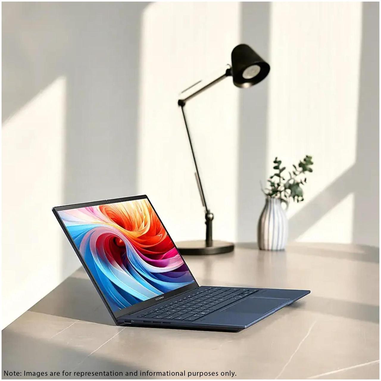 Alt view image 2 of 7 - ASUS Zenbook 14 Laptop, Intel Ultra 7-155H, 32 GB LPDDR5x RAM, 1 TB PCIe SSD, 14" OLED (2880x1800) 3K Touch Screen Display, Intel Arc Graphics, Backlit Keyboard, W11 Pro, Ponder Blue