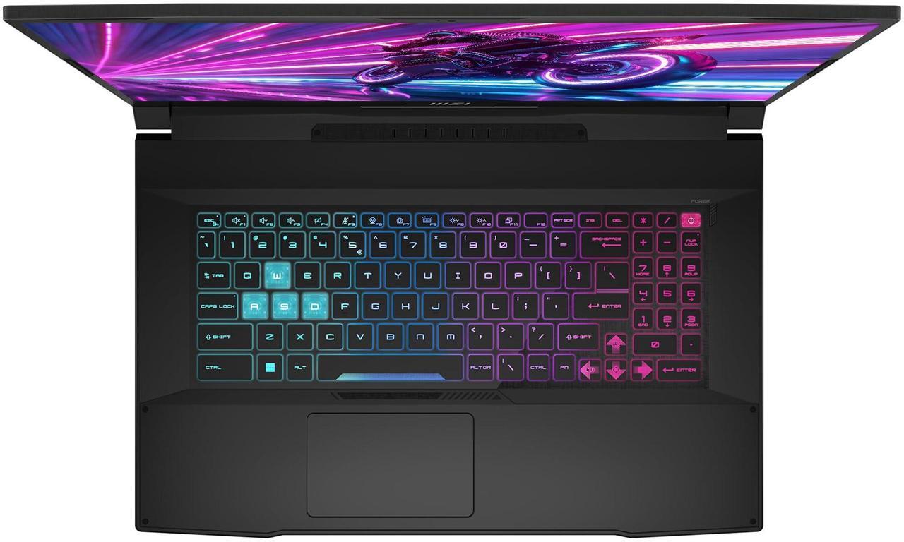 Alt view image 6 of 7 - MSI Katana A17 AI Gaming Laptop, AMD Ryzen 9 8945HS, 64 GB DDR5 RAM, 4 TB PCIe SSD, 17.3" FHD (1920x1080) Display, Nvidia G-Force RTX 4060, W11 Home, Backlit Keyboard, Black