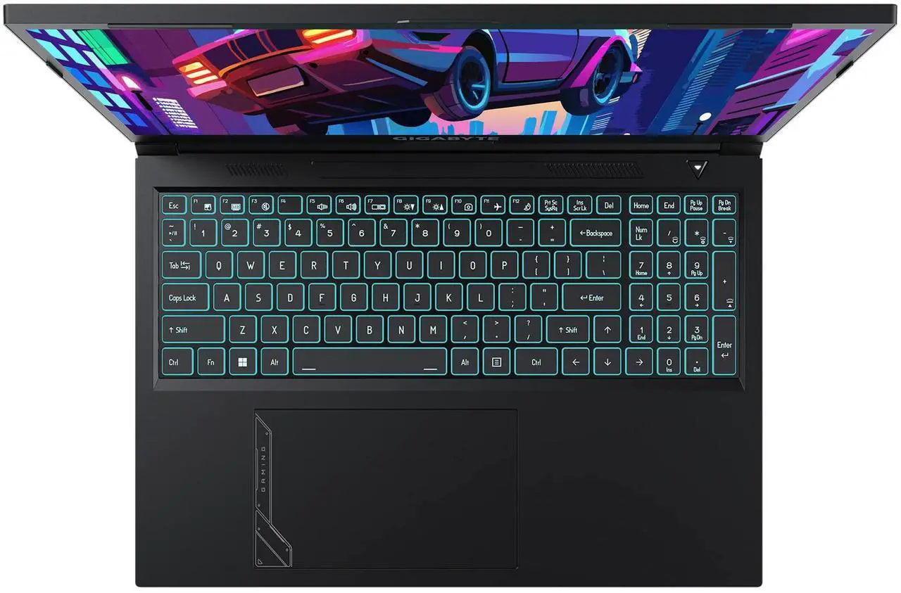 Alt view image 4 of 6 - GIGABYTE G6 Series Gaming Laptop, Intel i7-13620H, 64 GB DRR5 RAM, 2 TB PCIe SSD, 16" WUXGA (1920x1200) 165Hz Display, Nvidia G-Force RTX 4060, RGB Backlit Numeric Keyboard, W11 Home, Black