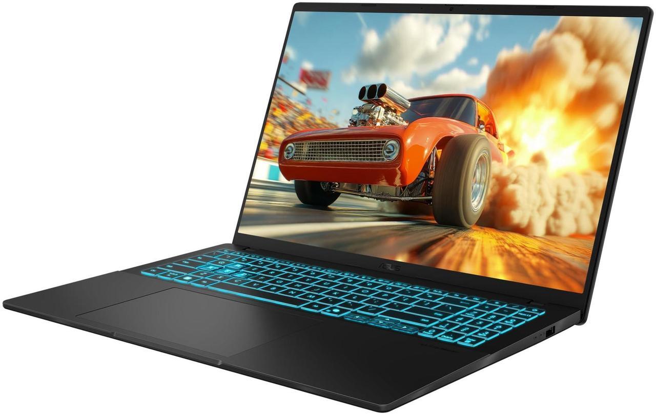 Alt view image 7 of 7 - ASUS V16 Gaming Laptop, Intel i7-240H, 64 GB DDR5 RAM, 2 TB PCIe SSD, 16" WUXGA (1920x1200) 144Hz Display, Nvidia G-Force RTX 3050, Backlit Keyboard, W11 Pro, Matte Black