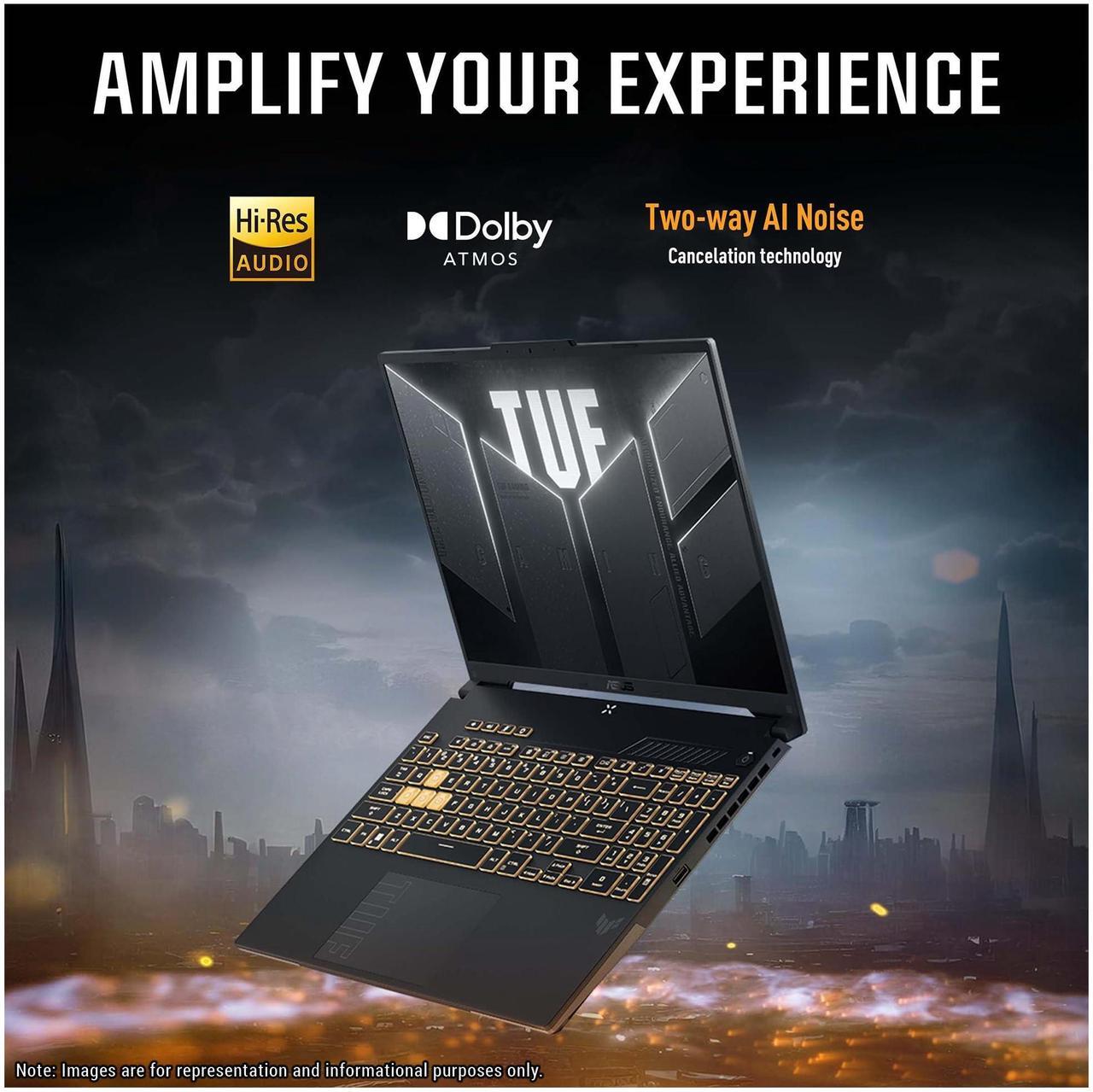 Alt view image 4 of 7 - ASUS TUF F16 Gaming Laptop, Intel i7-13650HX, 32 GB DDR5 RAM, 1 TB PCIe SSD, 16 FHD+ (1920x1080), Nvidia G-force RTX 4060, W11 Pro