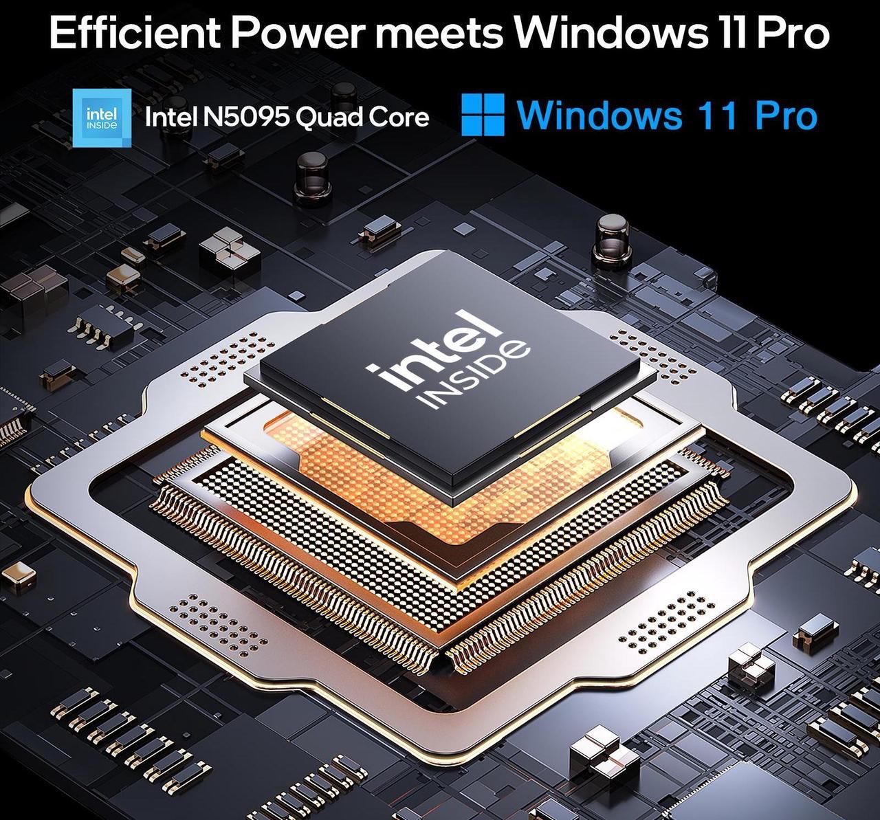 Alt view image 2 of 6 - BiTECOOL 15.6-inch Windows 11 Laptop, 16GB RAM, 512GB SSD, FHD IPS Display Laptop Computer, Intel N5095 Quad Core, 2.4/5G WiFi, BT4.2 Backlit and Fingerprint, Lightweight and Portable