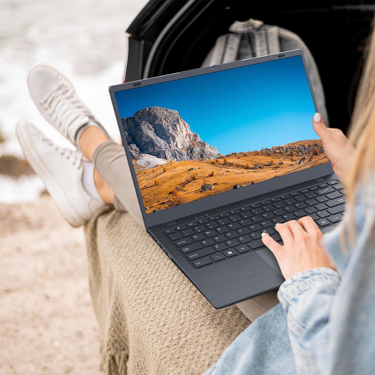 Alt view image 7 of 7 - BiTECOOL 14-inch Windows 11 Laptop Computer, 8GB RAM 256GB SSD Laptop, Intel Celeron N4000 Dual Core up to 2.6GHz, FHD IPS Display, 2.4G/5G WiFi, BT5.1, Webcam, Lightweight and Portable