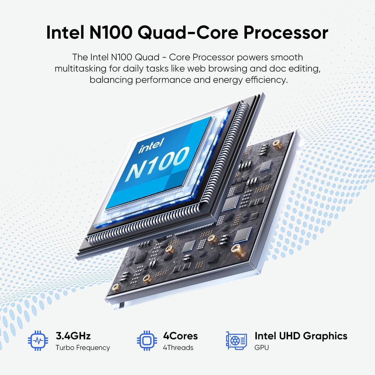 Alt view image 2 of 7 - BiTECOOL 2-in-1 Laptop/Tablet Computer with Keyboard, 13" 2K (2160x1440) IPS Touchscreen, 12GB RAM 512GB NVMe SSD, Intel N100 Quad-Core Processor, Win 11, 2.4/5G WiFi/BT5.0, Full-Featured USB-C