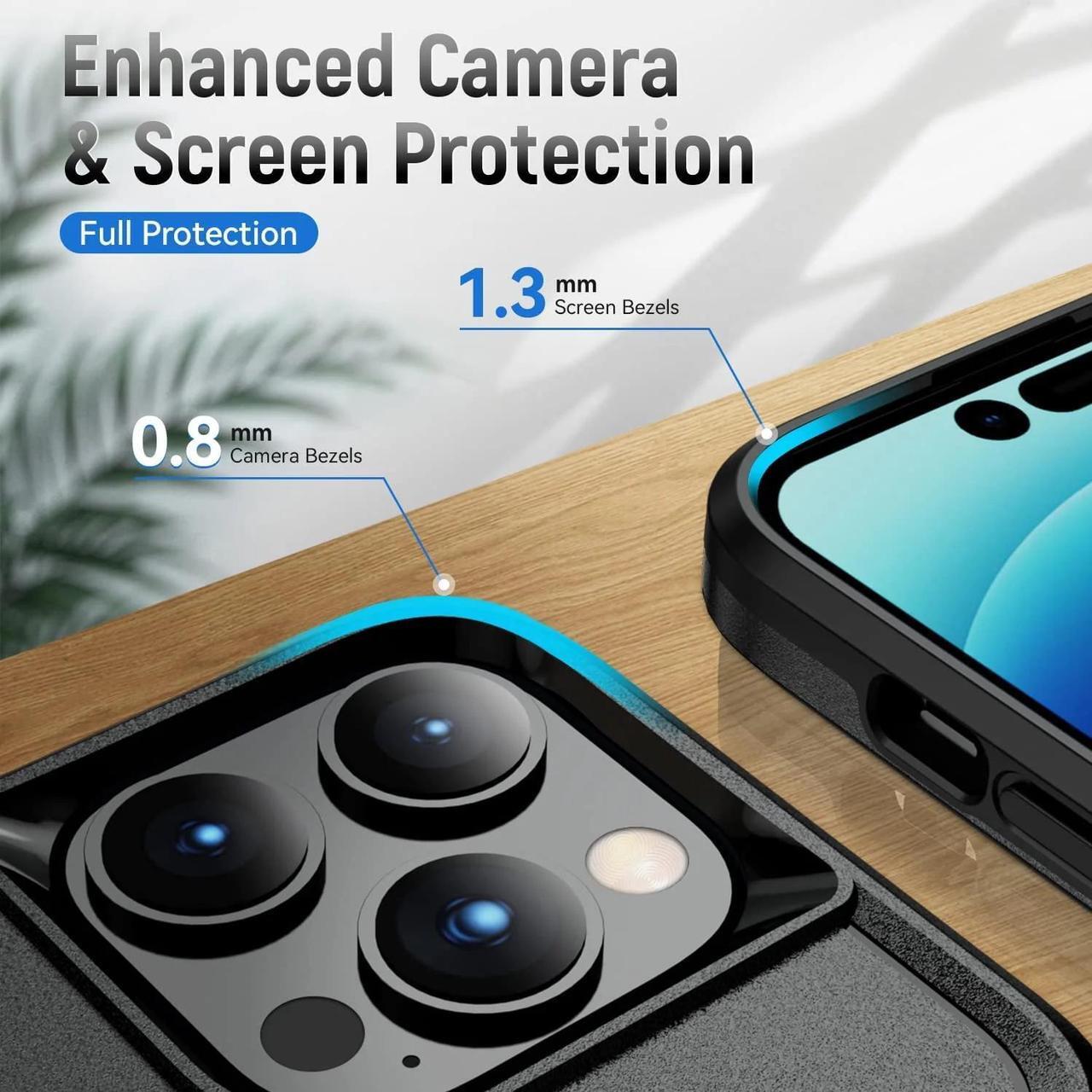 Alt view image 7 of 7 - Entronix Case Compatible with iPhone 11 Pro - Soft-Touch Dual-Layer Sleek Cover