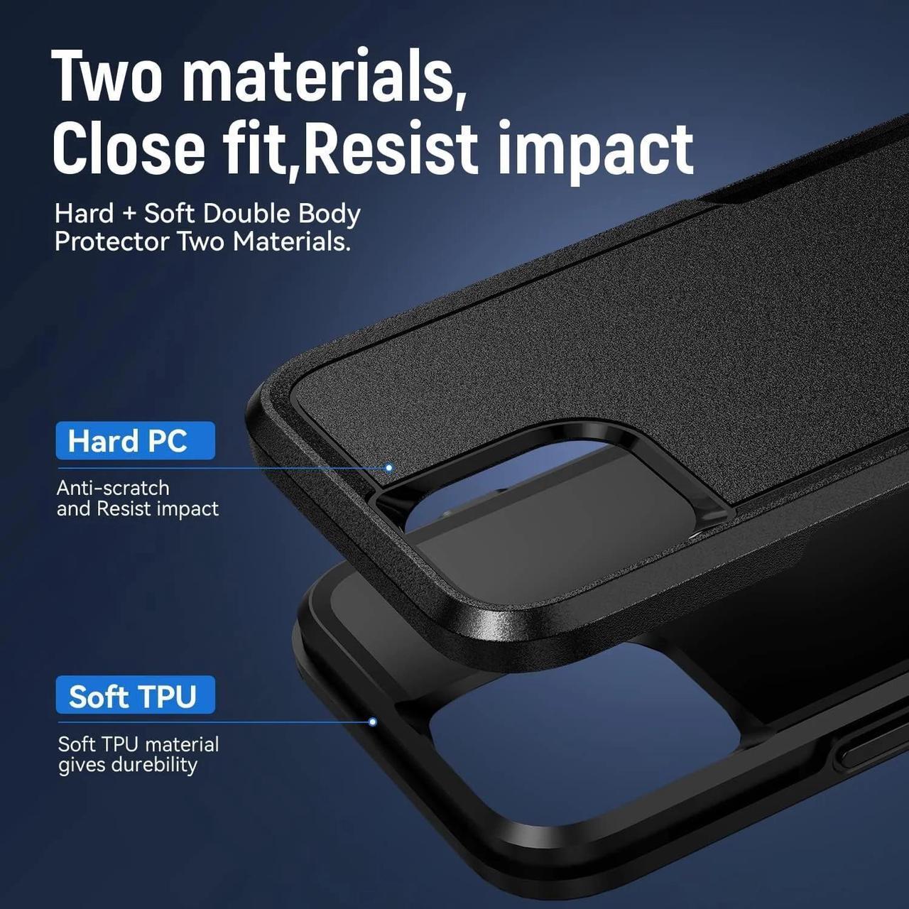 Alt view image 6 of 7 - Entronix Case Compatible with iPhone 11 Pro - Soft-Touch Dual-Layer Sleek Cover
