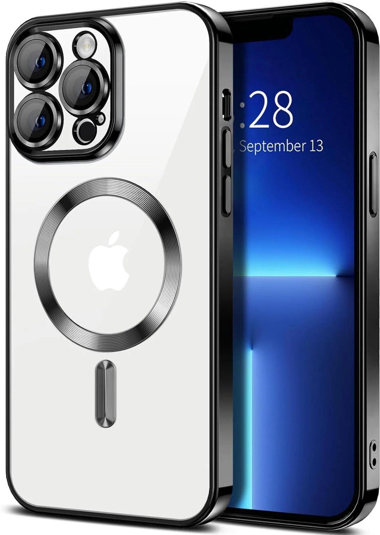 Alt view image 2 of 7 - Entronix [Magnetic] Case Compatible with iPhone 13 Pro Max - [Clear Back] Luxury Glossy Cover
