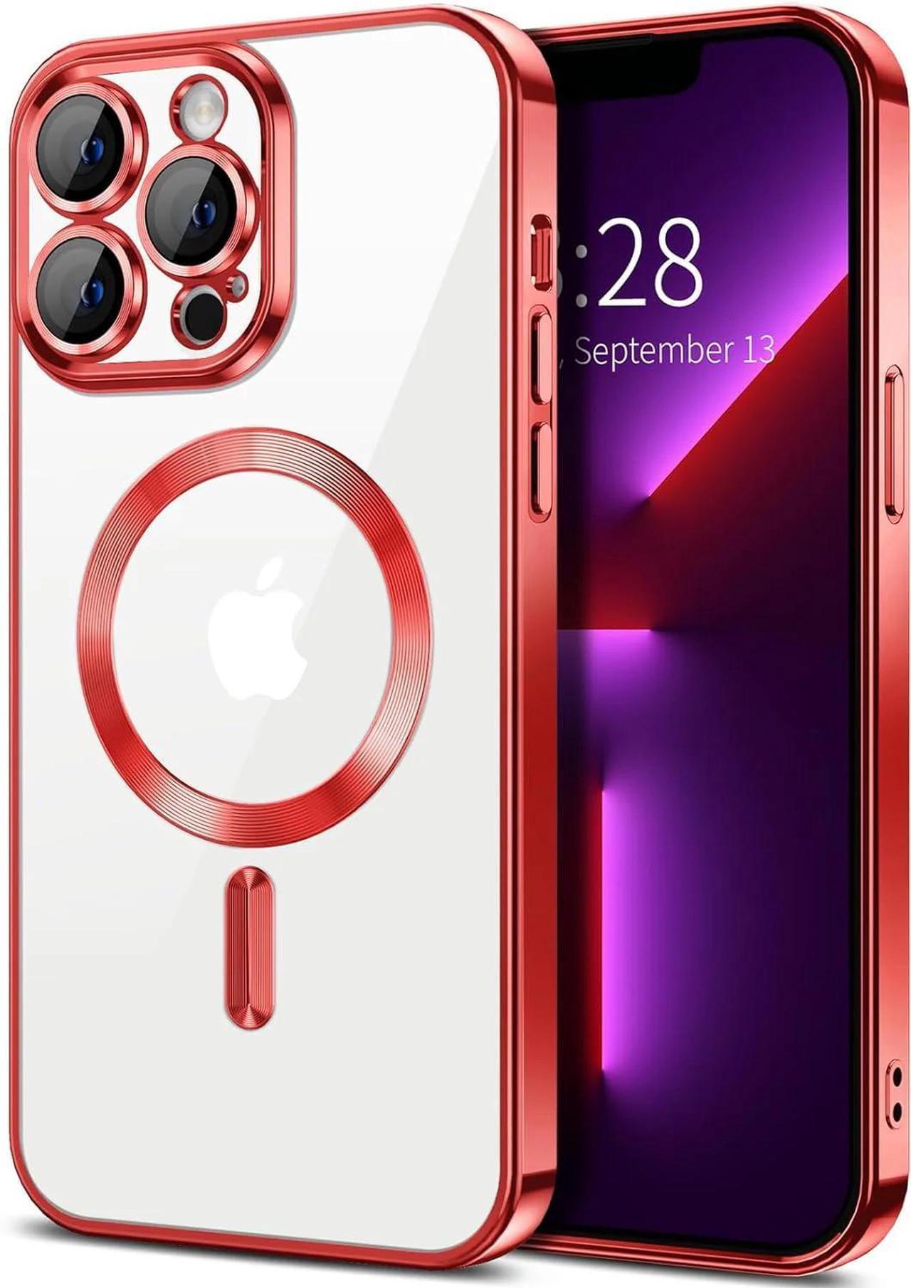 Alt view image 5 of 7 - Entronix [Magnetic] Case Compatible with iPhone 13 Pro Max - [Clear Back] Luxury Glossy Cover