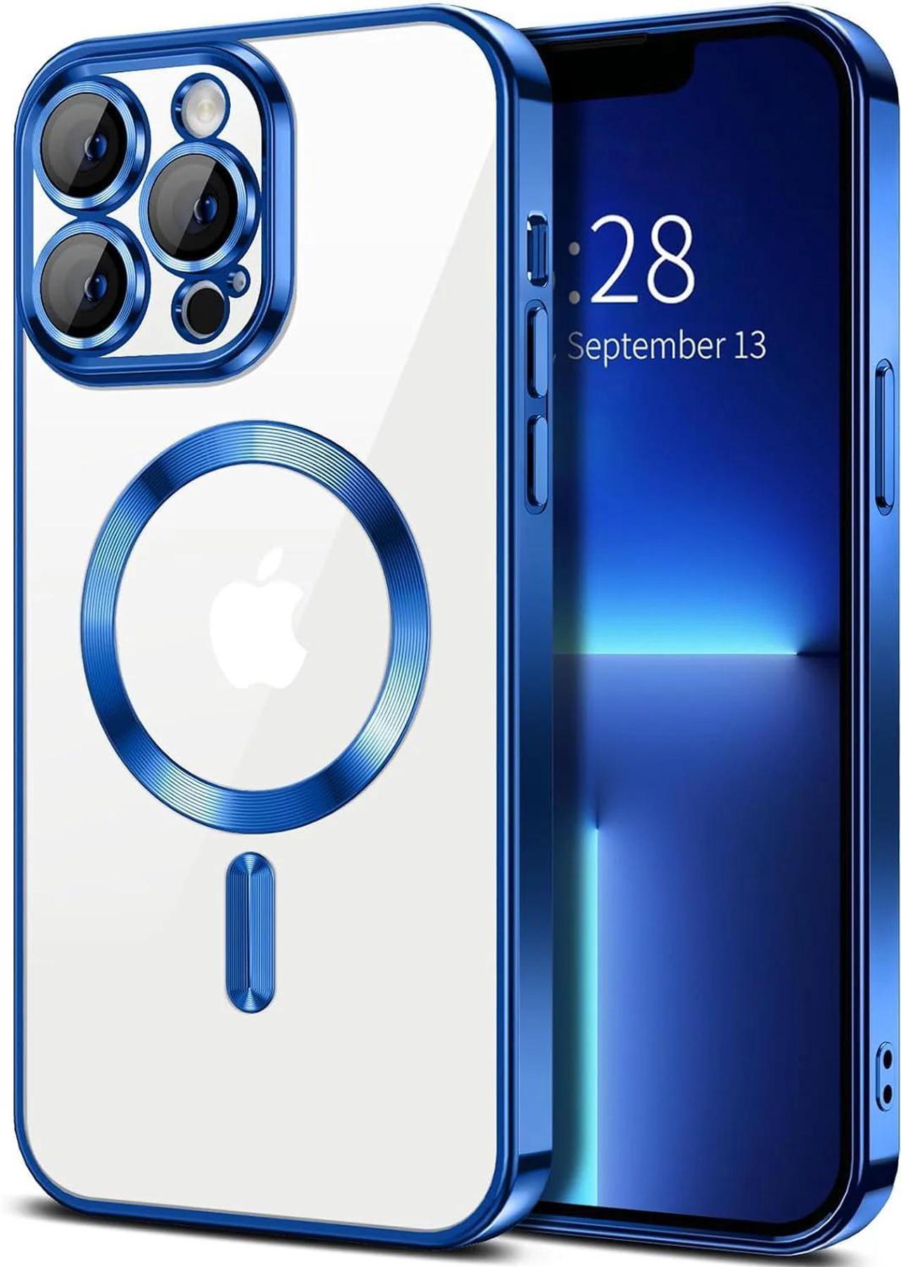 Alt view image 3 of 7 - Entronix [Magnetic] Case Compatible with iPhone 13 Pro Max - [Clear Back] Luxury Glossy Cover