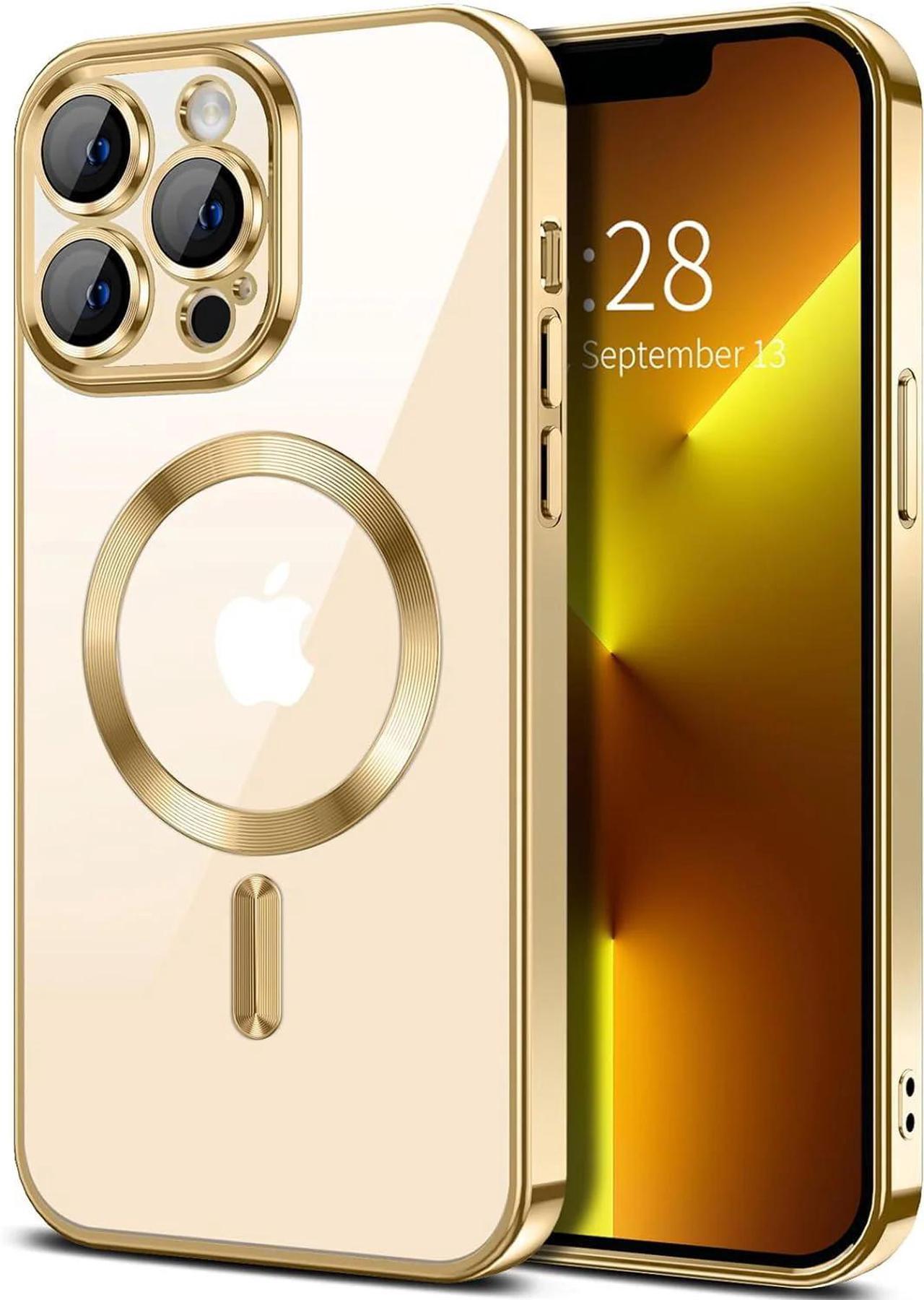 Alt view image 4 of 7 - Entronix [Magnetic] Case Compatible with iPhone 13 Pro Max - [Clear Back] Luxury Glossy Cover