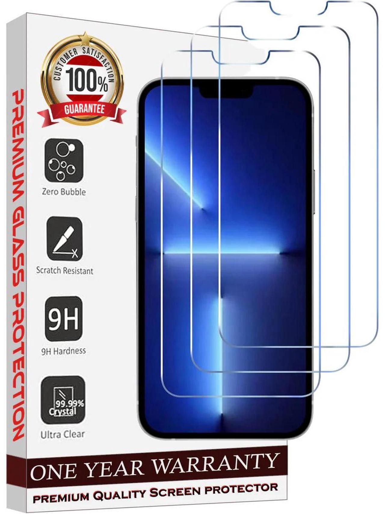 Alt view image 2 of 2 - Entronix Clear Screen Protector Compatible with iPhone 14 Pro Max - 3-Piece Combo