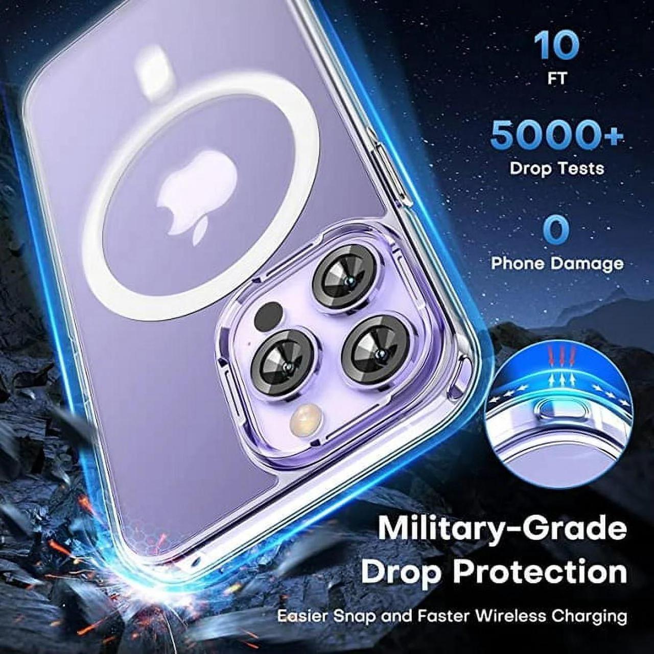 Alt view image 2 of 5 - Entronix Bundle Compatible with iPhone 12 Mini - [Magnetic] Clear Case & 1 Clear Screen Protector