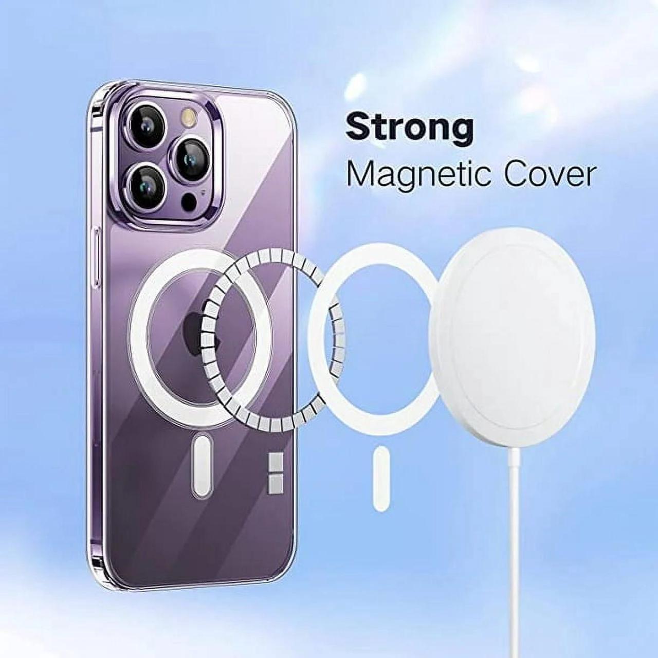 Alt view image 3 of 5 - Entronix Bundle Compatible with iPhone 12 Mini - [Magnetic] Clear Case & 1 Clear Screen Protector