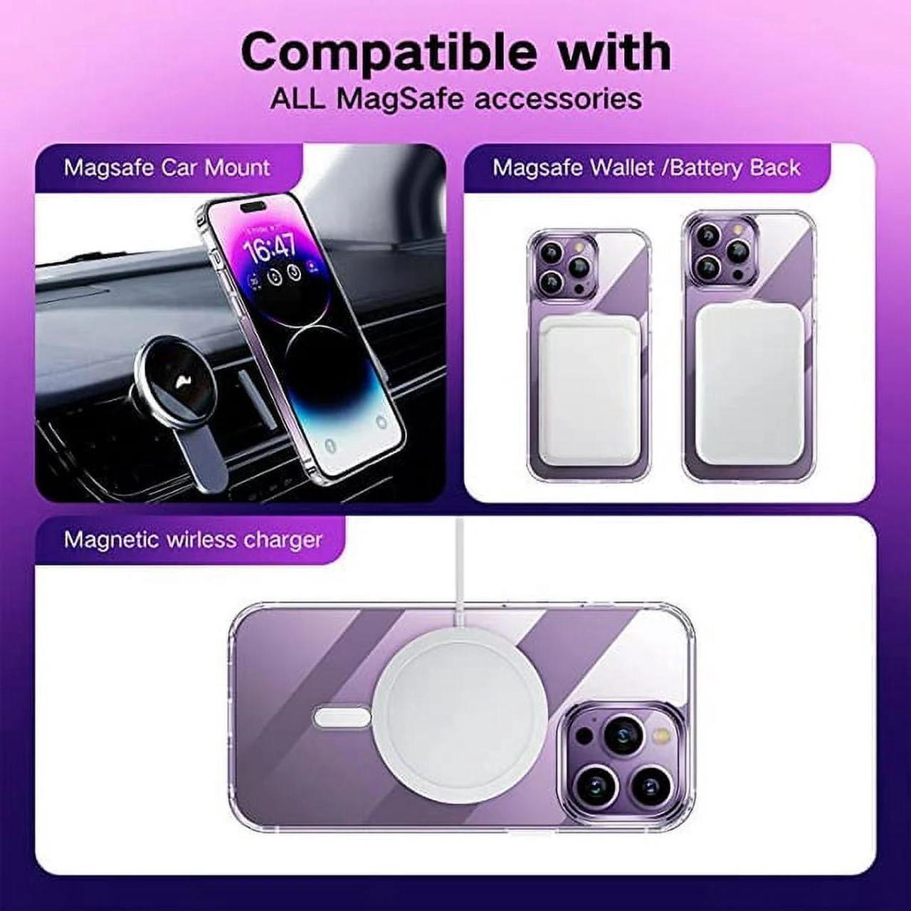 Alt view image 4 of 5 - Entronix Bundle Compatible with iPhone 12 Mini - [Magnetic] Clear Case & 1 Clear Screen Protector