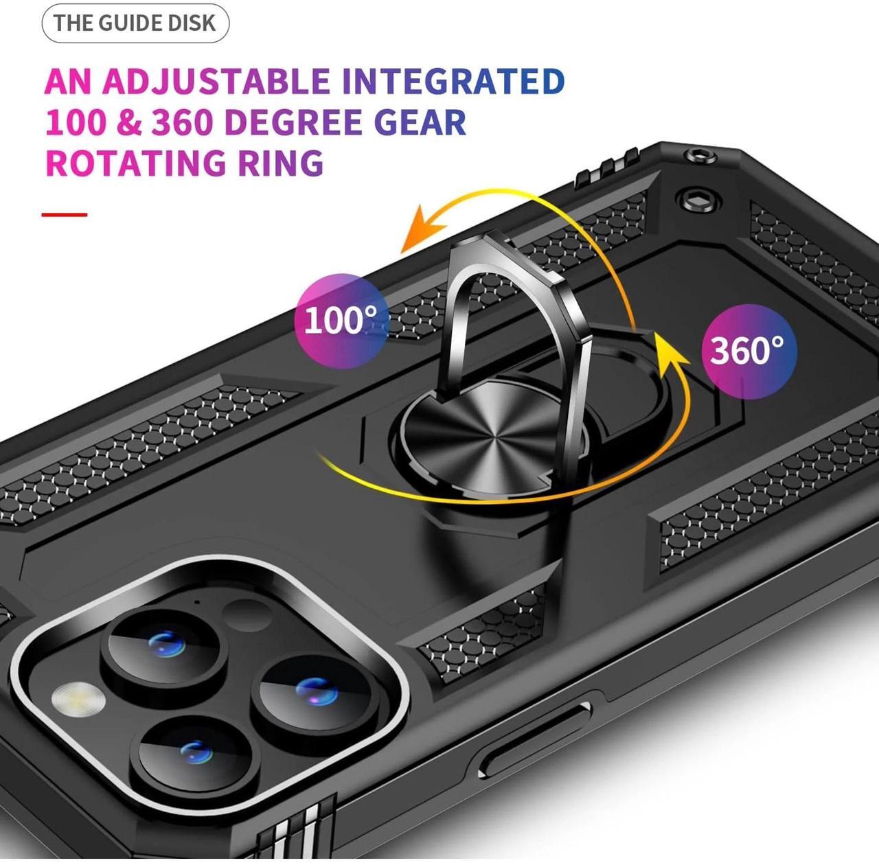 Alt view image 7 of 7 - Entronix iPhone 14 Pro Max Case - Guard Ring Holder, Dual Layer Protection