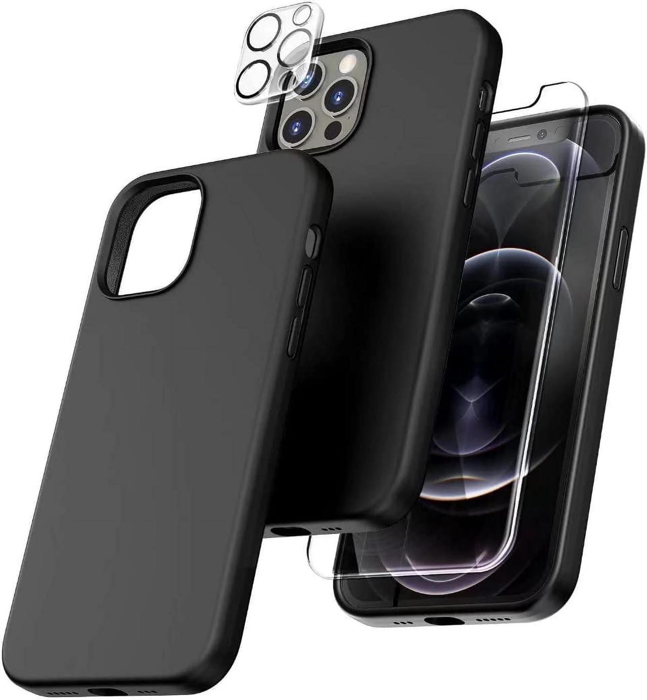 Alt view image 2 of 7 - Entronix iPhone 13 Pro 3-in-1 Bundle - Liquid Silicone Case, 1 Clear Screen Protector & Camera Lens Protector,