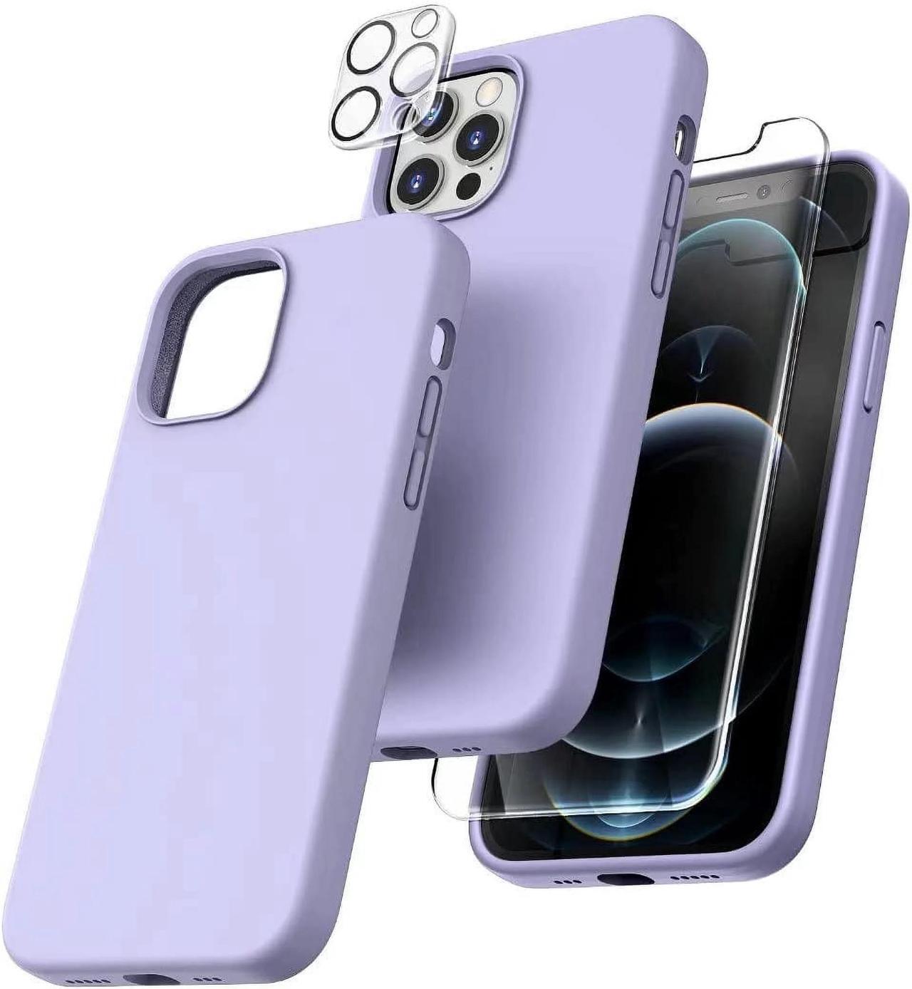 Alt view image 4 of 7 - Entronix iPhone 13 Pro 3-in-1 Bundle - Liquid Silicone Case, 1 Clear Screen Protector & Camera Lens Protector,