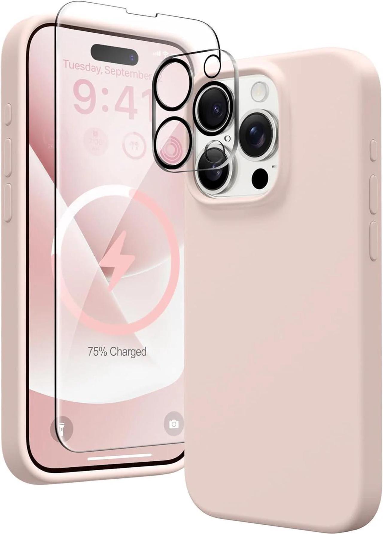 Main image of Entronix iPhone 13 Pro 3-in-1 Bundle - Liquid Silicone Case, 1 Clear Screen Protector & Camera Lens Protector,