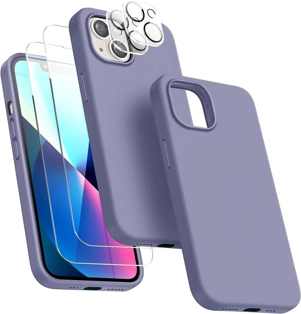 Alt view image 4 of 7 - Entronix Bundle Compatible with iPhone 14 Plus - Liquid Silicone Case, 2 Clear Screen Protector & 2 Camera Lens Protectors
