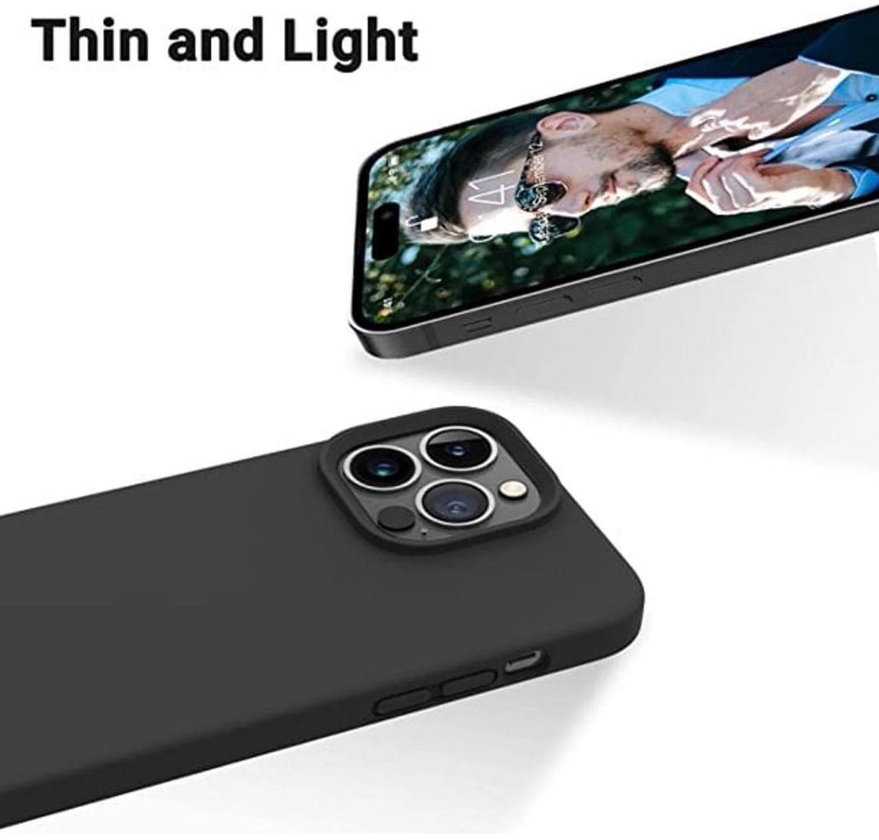 Alt view image 4 of 7 - Entronix Case Compatible with iPhone 12 Pro Max - Soft-Touch Liquid Silicone
