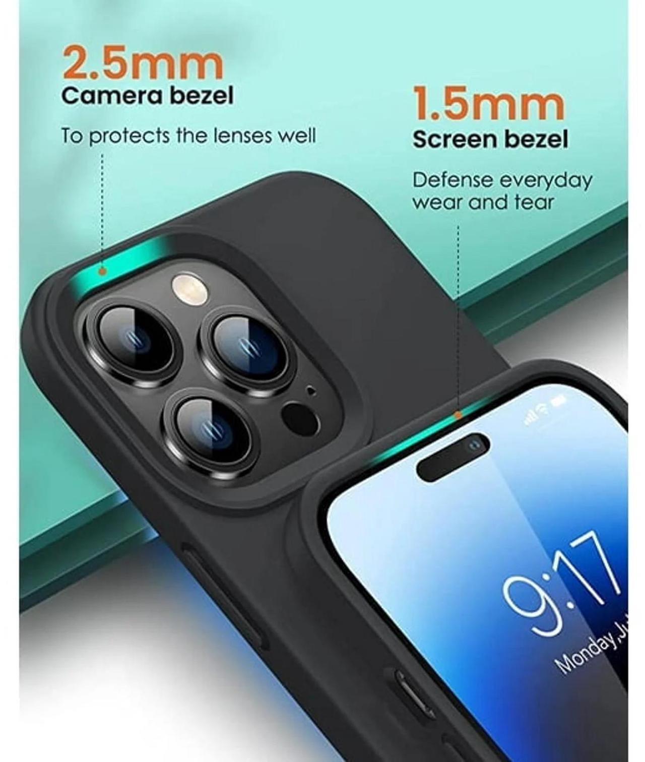 Alt view image 5 of 7 - Entronix Case Compatible with iPhone 12 Pro Max - Soft-Touch Liquid Silicone
