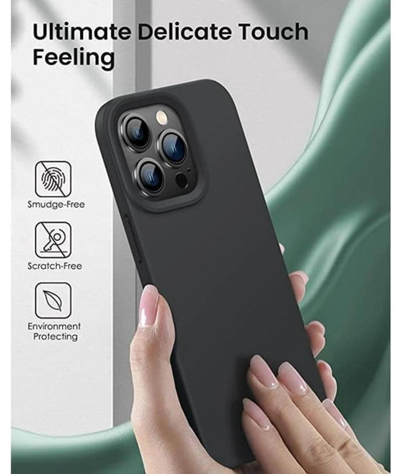 Alt view image 6 of 7 - Entronix Case Compatible with iPhone 12 Pro Max - Soft-Touch Liquid Silicone