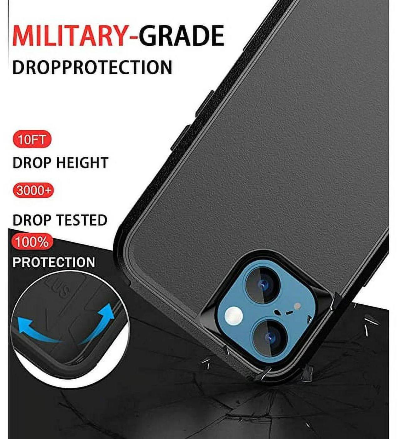 Alt view image 3 of 7 - Entronix Case Compatible with iPhone 12 Mini - Triple-Layer Heavy Duty Protection