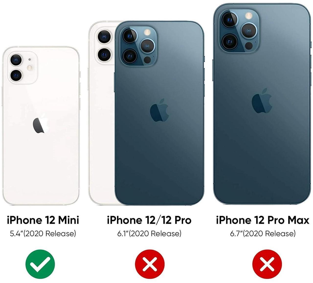 Alt view image 2 of 7 - Entronix Case Compatible with iPhone 12 Mini - Triple-Layer Heavy Duty Protection